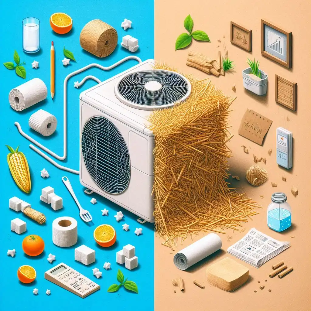 ساختار متفاوت سلولزی در برابر پوشالی